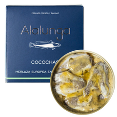 Hake Cheeks in Green Sauce Alalunga 134g Tin | Cocochas de Merluza en Salsa Verde 134g Tin