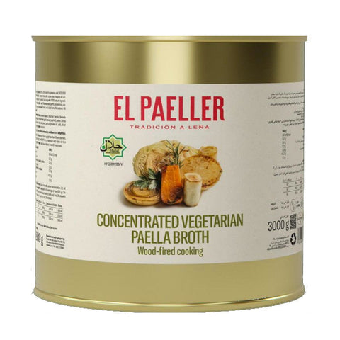 Firewood Concentrated Vegetarian Broth El Paeller|Caldo Vegetariano Concentrado a la Leña El Paeller