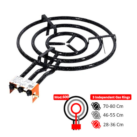 Gas Burner for Paella Pan Mod. 600 (28 cm - 80 cm) | Difusor de Gas para Paellas Mod. 600 (28 cm - 80 cm)