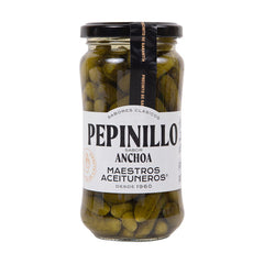 Gerkins Anchovy Flavoured In Vinegar Maestros|Pepinillos Sabor Anchoa En Vinagre Maestros