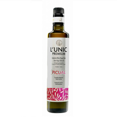 Extra Virgin Olive Oil Picual Early Harvest L'Unic | Aceite de Oliva Virgen Extra Picual Cosecha Temprana