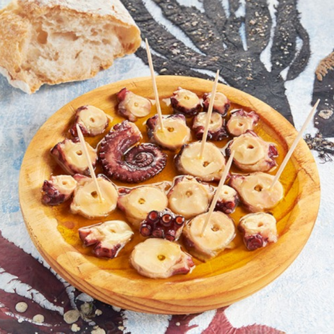 Galician Octopus in Olive Oil La Brujula 130g | Pulpo Gallego en Aceite de Oliva La Brújula 130 g
