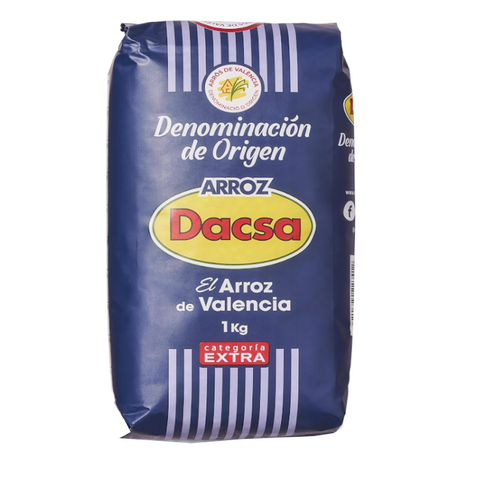 Round Paella Rice D.O. Valencia Dacsa | Arroz Redondo Paella  D.O. Valencia Dacsa