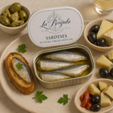 Sardines in Olive Oil 3/4 La brujula 115g | Sardinas en Aceite de Oliva 3/4 La Brújula 115 g
