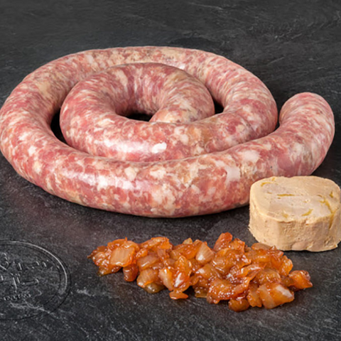 Catalan Sausage with Caramelized Onion & Foie Gras Casanovas Approx.1.5kg  | Butifarra Catalana con Cebolla Caramelizada y Foie Casanovas Aprox.1.5kg