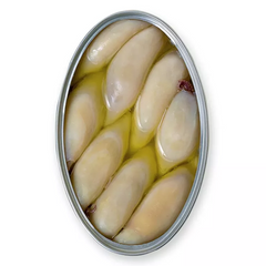 Baby Squids stuffed in olive oil 6/8 Pc. La Brújula 110g | Baby Squids Stuffed in Olive Oil 6/8 Pc. La Brújula 110 g