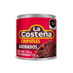 Chipotles in Adobo Sauce La Costena 220g Tin | Chipotles in Adobo Sauce La Costena 220g Tin