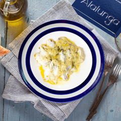 Hake Cheeks in Green Sauce Alalunga 134g Tin | Cocochas de Merluza en Salsa Verde 134g Tin