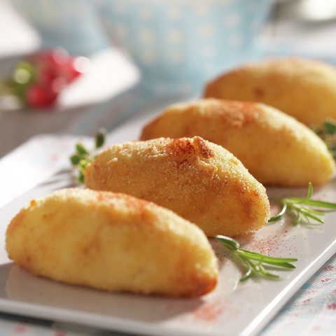 Artisan Chicken Croquettes Frozen 12 pc 600g | Croquetas de Pollo Artesanas Congeladas 12 Uds. 600g