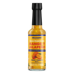 Hot & Sweet Sauce with Mango Jalapeno Delcasino 165g | Ají Frutal Dulce Picante de Mango Y Jalapeño Natural 165g