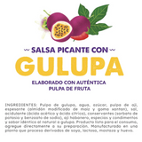 Hot & Sweet Sauce with Gulupa Delcasino 165g | Ají Frutal Dulce Picantede Gulupa Natural 165g
