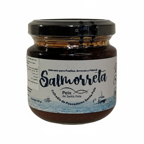 Base frying Sauce for Paella - Salmorreta 140g  | Salmorreta - Sofrito para Paella  Cofradia Santa Pola 140g