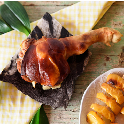 Cooked Suckling Pig Leg Tabladillo 500g  ready in 30 Minutes | Jamoncito de Cochinillo Asado congelado Tabladillo 500g