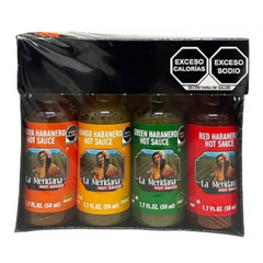 Habanero Hot Sauce Set La Meridana | Set La Meridana  Habanero Hot Sauce