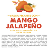 Hot & Sweet Sauce with Mango Jalapeno Delcasino 165g | Ají Frutal Dulce Picante de Mango Y Jalapeño Natural 165g