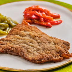 Veal Escalope - Milanesas Frozen 4 x140g | Filetes de Ternera Empanados 4x140g Congelados