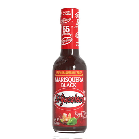 Hot Sauce Habanero Black Marisquera El Yucateco 150ml Plastic Jar | Salsa Habanero Marisquera Negre El Yucateco 150ml Plastic Jar