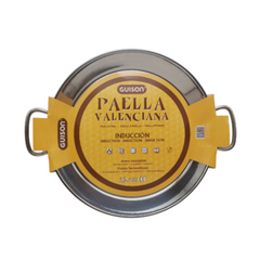 Stainless Steel Paella Vitro Guison | Paella de Acero Inoxidable Vitro Guison