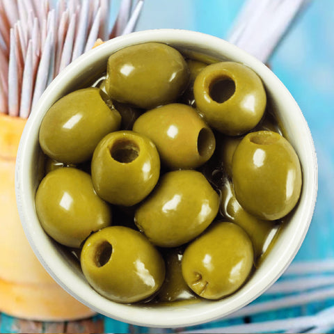 Piamonte (White Truffle) Style Olives Maestros A. 350g | Aceitunas Estilo Piamonte ( Trufa Blanca)  Maestros A. 350g