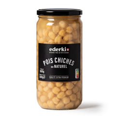Cooked Big Chickpeas 660g Ederki | Garbanzos Gordos Castellanos Cocidos 660g Ederki