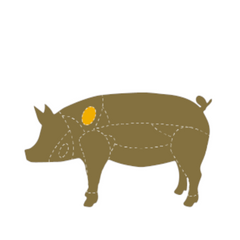 Frozen Duroc Pork Presa Dingley Dell 500g approx. | Presa de cerdo Duroc congelada  Dingley Dell 500 g approx.