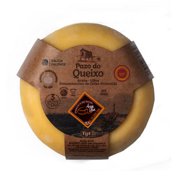 Arzua Ulloa Cheese P.D.O. Pazo do Queixo 850g. | Queso Arzua Ulloa P.D.O. Pazo do Queixo 840g.