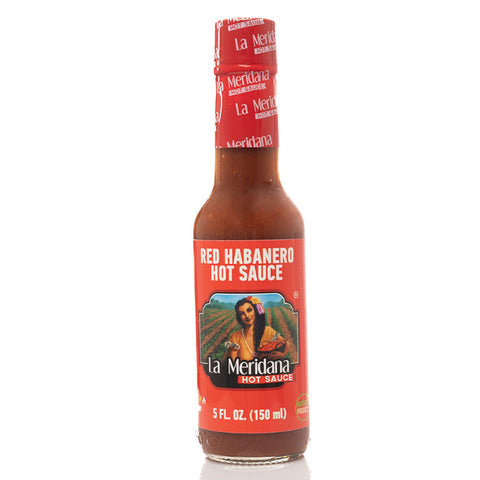 Red Habanero Hot Sauce La Meridana | Salsa Picante Habanero  Rojo  La Meridana