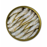 Small Sardines in Olive Oil 20/25Pcs La Brujula 110g Tin | Sardinillas en Aceite de Oliva 20/25 Uds La Brujula 110g