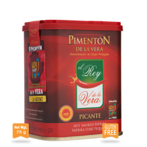 Hot Smoked Paprika El Rey de La vera | Pimenton de La Vera Picante El Rey de La vera