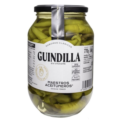 Green Chili Peppers in Vinegar|Guindillas en Vinagre