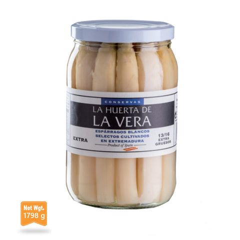 Very Thick White Asparagus La huerta de la Vera| Espárragos Blancos Muy Gruesos La huerta de la Vera