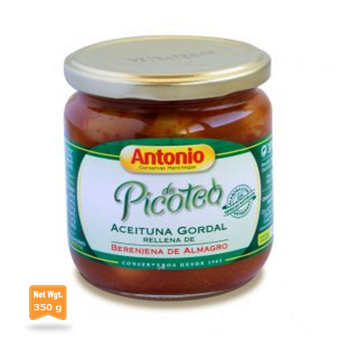 Gordal Olives Stuffed with Almagro Aubergine|Aceituna Gordal Rellena de Berenjena de Almagro