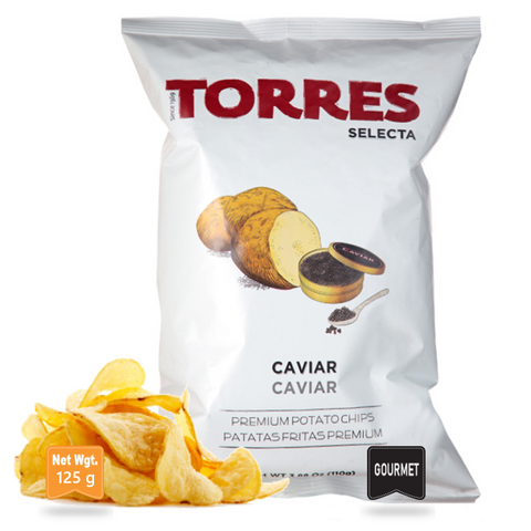 Torres Potato chips Caviar | Patatas Fritas Torres con Caviar