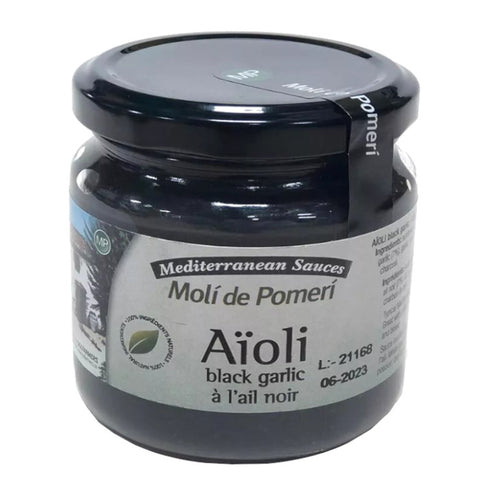 Black Garlic Sauce Alioli Moli de Pomeri | Salsa Ali oli con Ajo Negro Moli de Pomeri