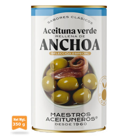  Aceitunas Rellenas de Anchoa Seleccion Especial MAESTROS